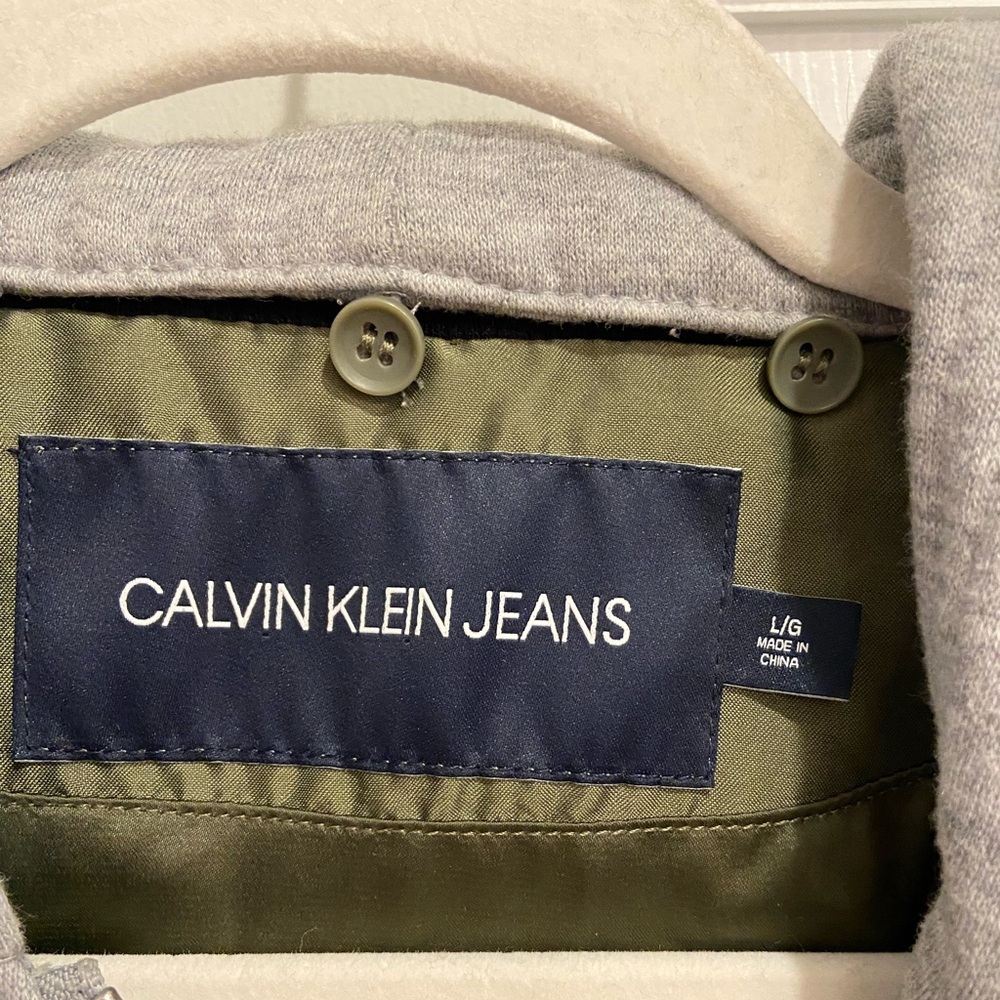 Calvin Klein Layered Jeans Jacket 🫒 - Picture 4 of 11